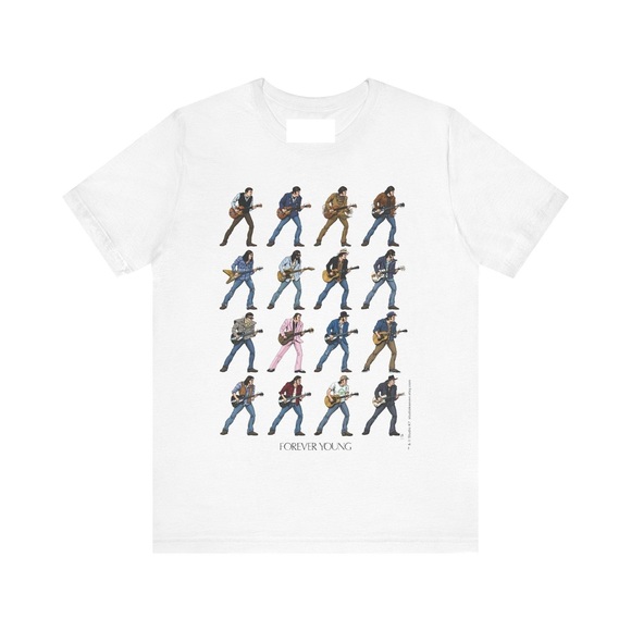 Other - Evolution Of NEIL YOUNG - Forever Young - Unisex Short Sleeve Tee